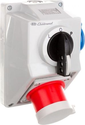 OEM Kit De Instalaci&oacute;n Con/sin Interruptor C32-48.1n L-0-p + Enchufe 32a 3p+n+z/32a 2p+z Ip44 974028