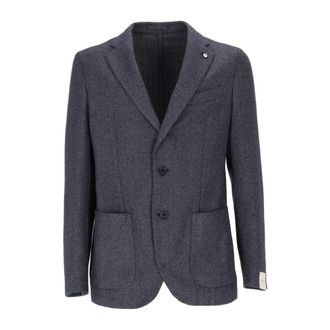 L.B.M. 1911 Drop S Blazer - - Jackets - Uomo - Blu - XL