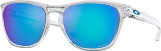 Oakley Heldere Saffier Zonnebril Manorburn - Heren - Zonnebrillen - Grijs - 56 MM - Accessoires