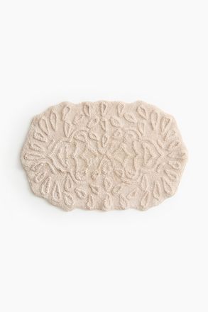 H&M Getuftete Badematte aus Baumwolle - Beige