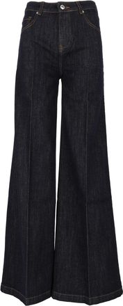 Ermanno Scervino Jeans Basic High-Waisted Wide-Leg Jeans