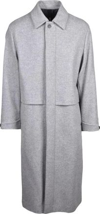 Hevò Heren, Mantels, Grijs, Maat: L Polyamide