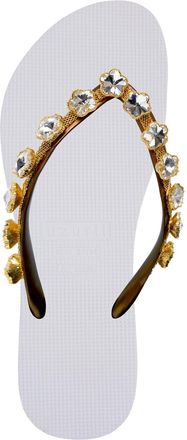 UZURII Chrystal Flower - White