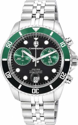Torino Carrero Deepmar Chronograph Quartz Black Dial Mens Watch C1S6644-BKGN