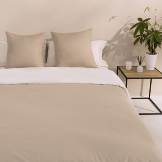 Textura Funda n&oacute;rdica de algod&oacute;n org&aacute;nico 180 hilos gris piedra.cama 150-160cm