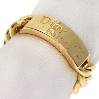 Dior Gold Yellow Gold (18K) Band Ring (Pre-Owned)