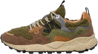 Flower Mountain Yamano 3 - Dames - Sneakers - Groen - 37 EU - Leer - Schoenen