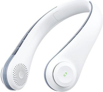 OEM Ventilador De Cuello Port&aacute;til Y Silencioso Con Bater&iacute;a De 5000 Mah, Recargable Por Usb, Ajustable, 3 Velocidades