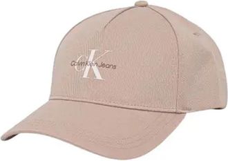 Calvin Klein Jeans Womens Mono Logo Print Cap K60K613056, Pink, One Size