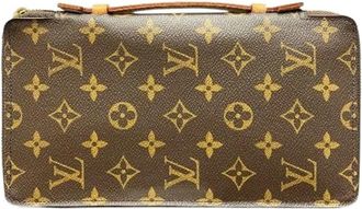 Louis Vuitton Pre-owned Wallets, male, Brown, Size: ONE SIZE Pre-owned Organizer de Voyage Monogram Long Wallet