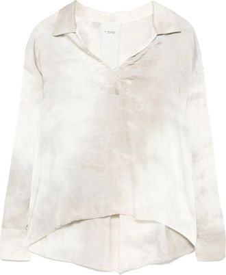 Rame Blusa con scollo a V - Toni neutri