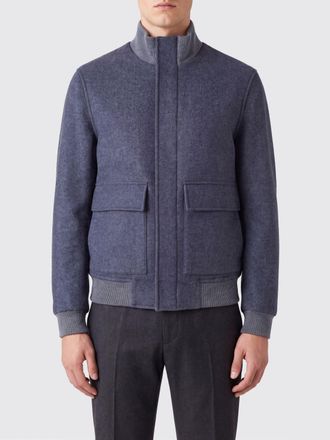 Brunello Cucinelli Wool and Cashmere Bomber Jacket with High Collar