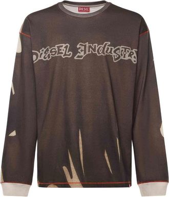 Diesel Graffiti Print Sweatshirt