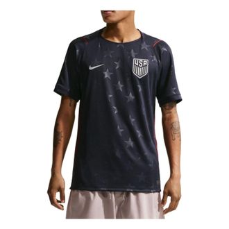 Nike USMNT 2026 Stadium Away Dri-FIT Replica Jersey Dark Obsidian University Red Pure Platinum IB5395-475