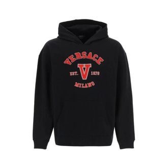 Versace Hombre, Sudaderas, Negro, Talla: S