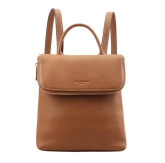 Paul Costelloe Womens Nanay Brown Leather Backpack Bag - One Size