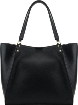 Pourchet Hebdo Tote Bag - Dames - Shoppers - Zwart - ONE Size - Leer - Tassen