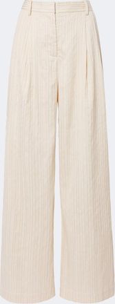 SIMKHAI Grace striped wide-leg pants