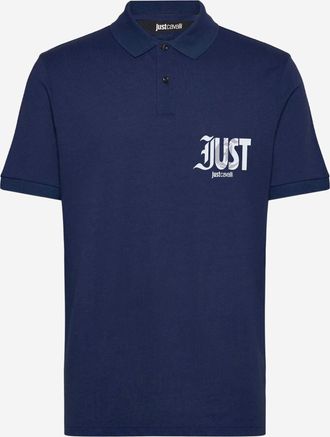 Just Cavalli katoenen poloshirt met logo
