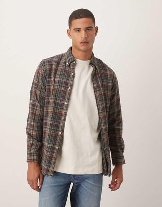 Polo Ralph Lauren Camicia a quadri multicolore a maniche lunghe