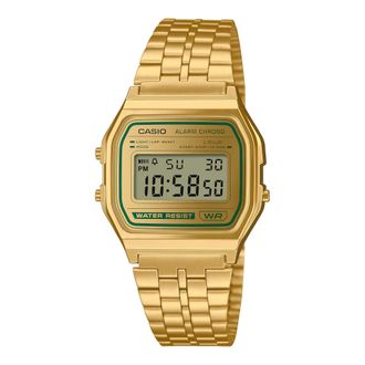 Casio Collection Vintage Unisexs Gold Watch A158WEGV-9AEF Stainless Steel - One Size