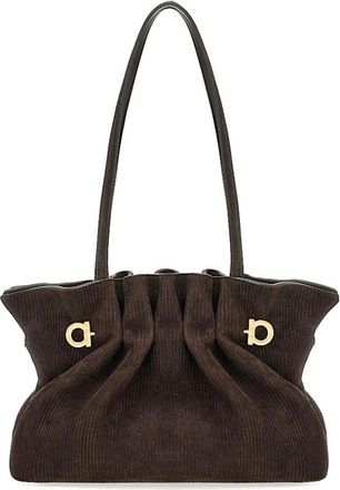 Ferragamo Borsa - Dames - Schoudertassen - Bruin - ONE Size - Tassen