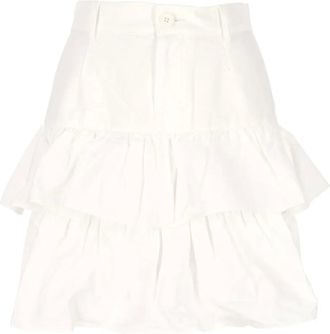 Fiorucci Rok met ruches - Wit