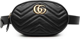 Gucci Pre-owned Gucci GG Marmont Matelasse Leather Belt Bag Ladies 476434.525040