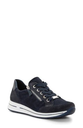 Ara Oleanna Zip Sneaker in Midnight Blue at Nordstrom, Size 11.5