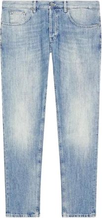 Dondup Heren, Jeans, Blauw, Maat: W34 Leer