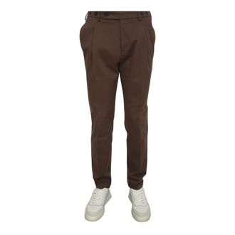 Berwich Broeken, Heren, Bruin, S, Katoen, Barber Lange Broek
