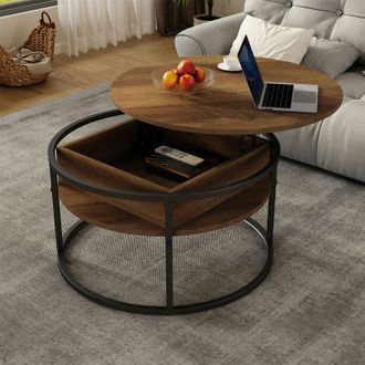 Vicco Mesa De Centro Marlo, Madera, 77 X 77 Cm, Vicco