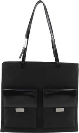 Gucci Pre-owned Vintage Tote Bag - Dames - Vintage Shopper - Zwart - ONE Size - Vintage