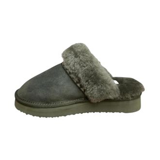 Rohde Genova Clog - Dames - Pantoffels - Groen - 36 EU - Wol - Schoenen