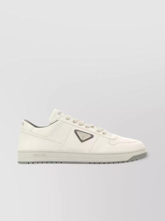 Prada low-top rubber sole sneakers
