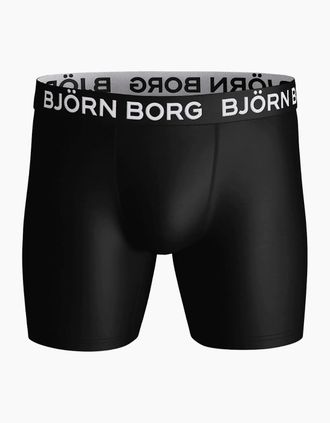 Bj&ouml;rn Borg Mens Sports Performance Boxer Brief, Black - Size: 39/38/32