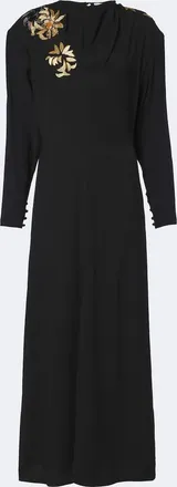 Isabel Marant Samsha embellished cr&ecirc;pe maxi dress