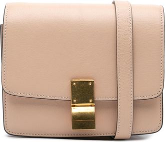 Celine Pre-owned Womens Mini Luggage Crossbody Calfskin - Peach Leather - One Size