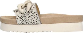 Maruti Pixelprint Ponyhair Slipper - Dames - Sandalen - Veelkleurig - 41 EU - Su&egrave;de - Schoenen