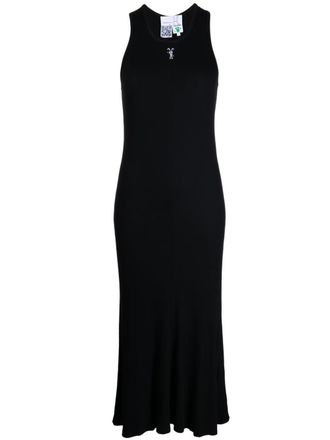 Natasha Zinko Abito midi Bunny smanicato - Nero