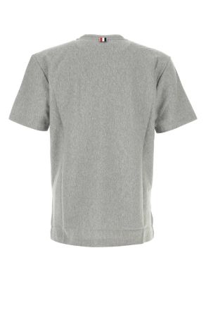 Thom Browne Mens Grey Cotton T-Shirt Medgrey