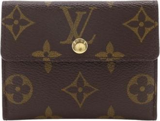 Louis Vuitton Pre-owned Portemonnee / Muntzakje - Dames - Vintage Accessoires - Bruin - ONE Size - Vintage