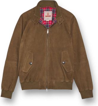 Baracuta Klassieke G9-jas van stof - Heren - Zomerjassen - Bruin - XL - Jassen