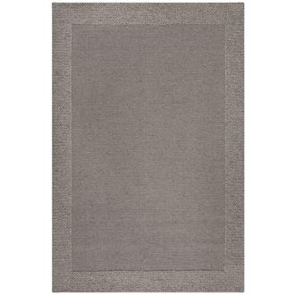 Flair Rugs Alfombra de lana con borde gris 120x170cm