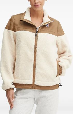 K-Way Giacca con zip - Bianco