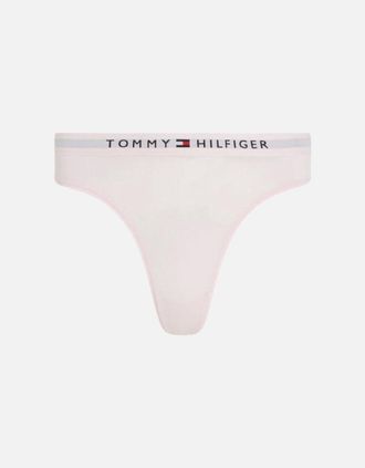 Tommy Hilfiger Womens TH Original Thong, Light Pink - Size: 18/32in