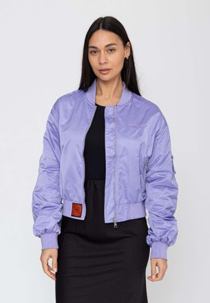 Bombers Original Bomberjacke BOMBERS ORIGINAL Bombers Original Bomberjacke Coldwell-W, Damen, Gr. L, lila, Obermaterial: 100% Polyester PES., Jacken Bomberjacke