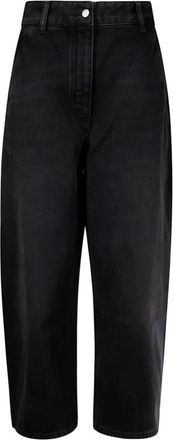 STUDIO NICHOLSON Chalco Wide Leg Denim Jeans - Jeans - Mujer - Negro - 2XS