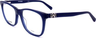 Moschino Womens Blue 52mm Opticals