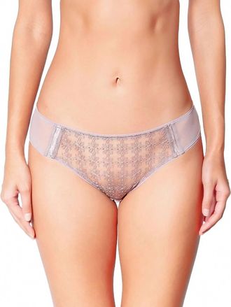 Huit Cafe Fleur Shorty In Taupe